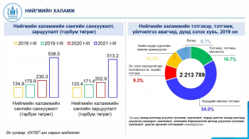 Нийгмийн халамжийн сангийн зарцуулалт 513 тэрбум төгрөг болж өсчээ