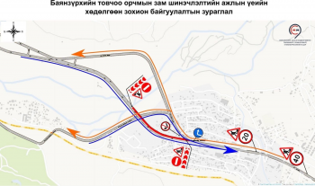 Улаанбаатар-Налайх чиглэлийн замын нэг урсгалыг өнөөдөр хаана